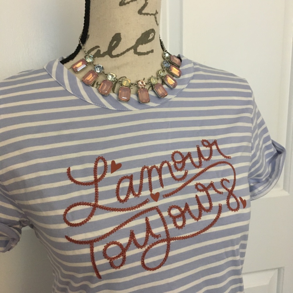 NWT Lauren ConradSustainable Cotton Graphic Tee - Picture 7 of 8